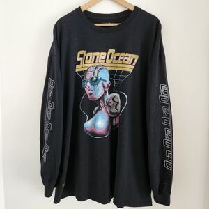 glamb x JoJos Bizarre Adventure Stone Ocean Long Sleeve Graphic Shirt XL Anime